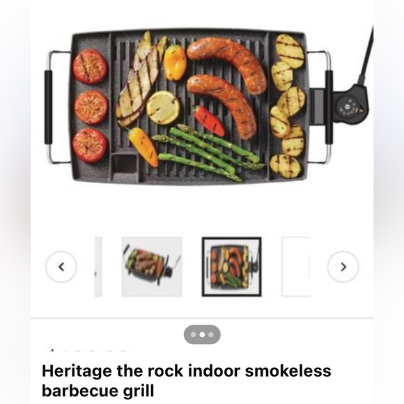 Heritage the rock indoor smokeless grill - Picture 2 of 3